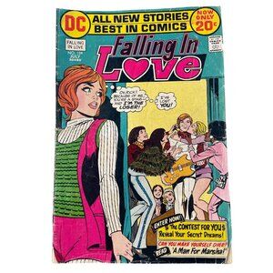 DC Comics Falling In Love #134 Book July 1972 Vol. 18 Vintage Romance Stories